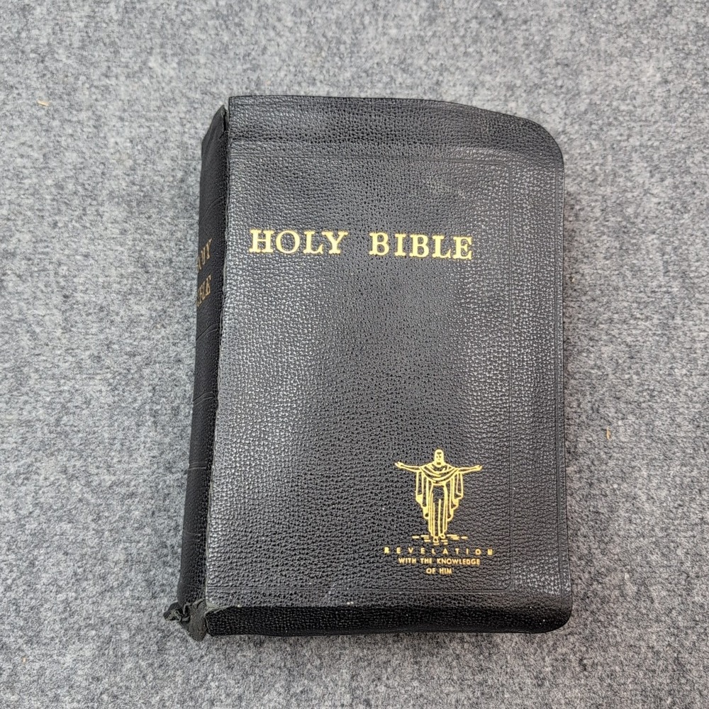 RARE 1947 HOLY BIBLE SPENCER‎ PRESS Revelation With The Knowledge Of Him-Damage